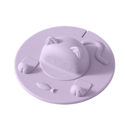 Silicone Cup Lid 10.5 x 10.5 x 4 cm | 3D Cat Design