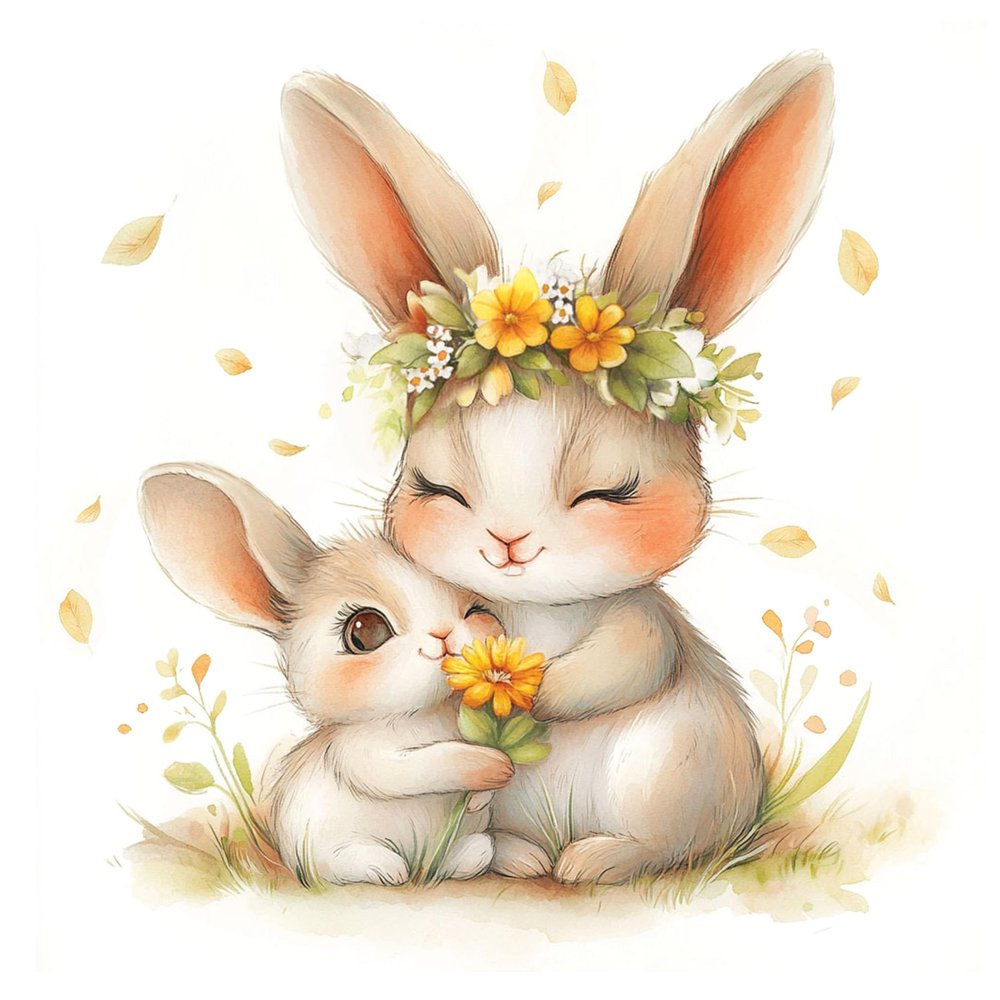 20 Spring-Themed Napkins with Bunny, Sheep, Chicken, and Duck