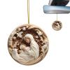 Nativity Scene Ornament, Jesus Car Ornament view 1