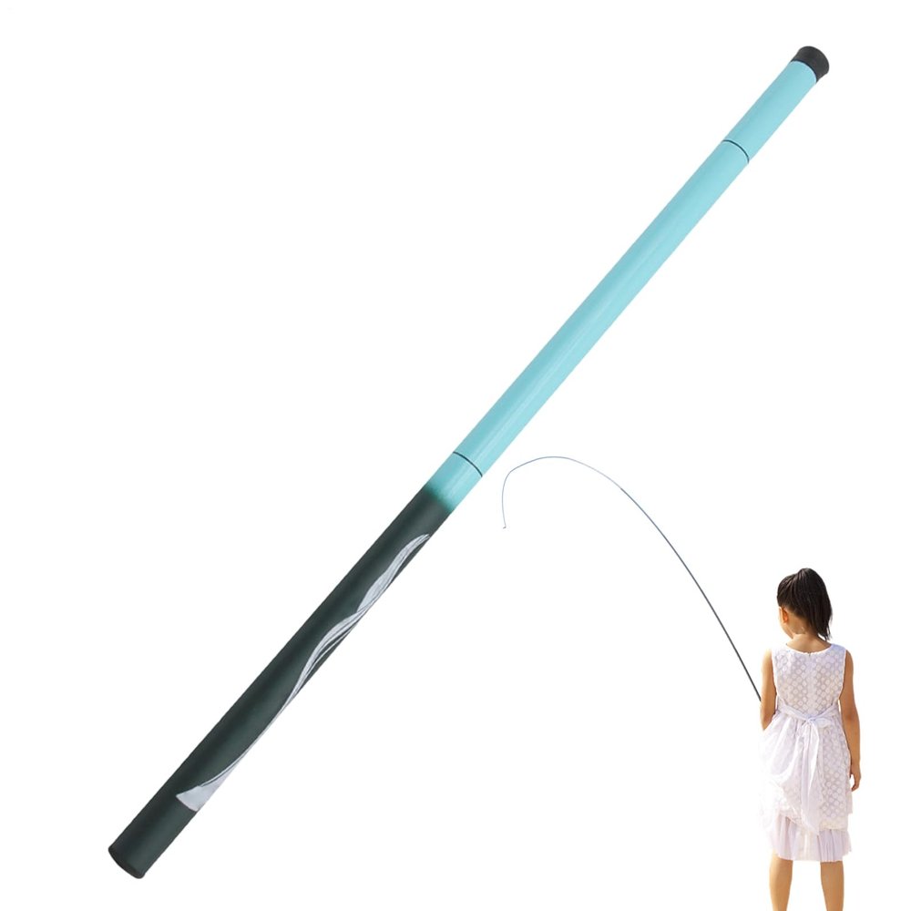 Jisadelio Fiberglass Fishing Rod for Lakes, Telescopic Hand Rod