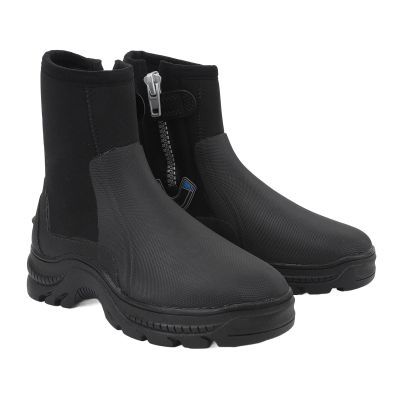 Drfeify Dive Boots, 5 mm Neoprene Water Shoes with Non-Slip Sole for Snorkeling and Surfing (Size 11)