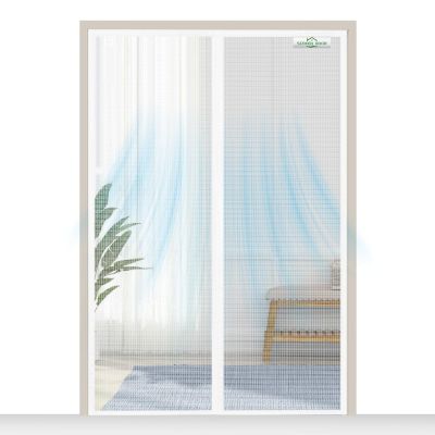 Magnetic Screen Door for Balcony, 130 x 140 cm, White
