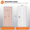 Magnetic Screen Door for Balcony, 130 x 140 cm, White view 2