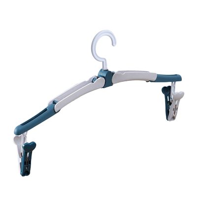 Foldable Travel Hangers with Clips