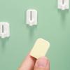 White Small Wall Hooks, Self-Adhesive Hangers view 3