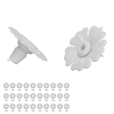 Aramox Replacement Flowers for Hummingbird Feeders, White