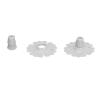 Aramox Replacement Flowers for Hummingbird Feeders, White view 3