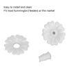 Aramox Replacement Flowers for Hummingbird Feeders, White view 4