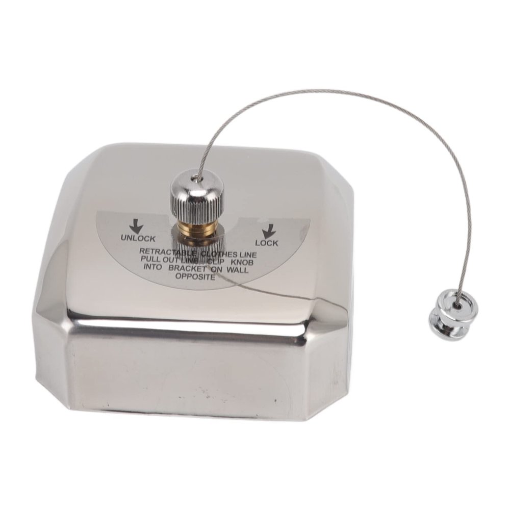 CHICIRIS Retractable Clothesline, 304 Stainless Steel Indoor Drying Line, 2.8 m