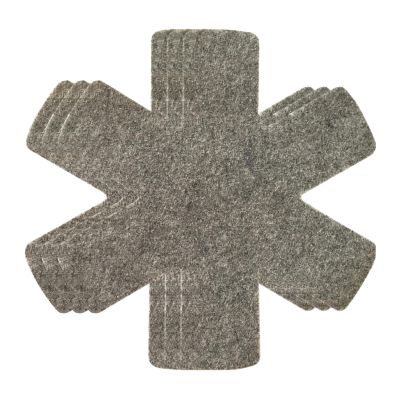 Gray Polyester Coaster Set