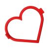 Reusable Heart-Shaped Silicone Pancake Ring view 1