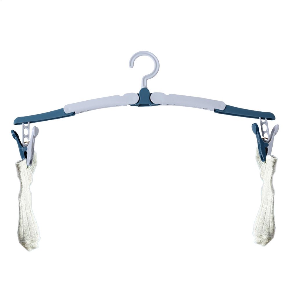 Foldable Travel Hangers with Clips