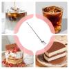 Metal Spoon Straws - Reusable Stainless Steel Scoop Straw view 4