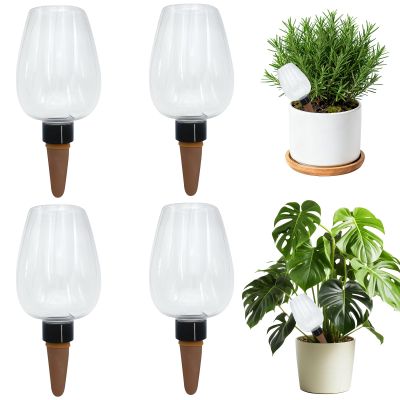 4-Pack 350 mL Automatic Plant Watering Globes