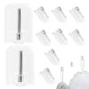 Decorative Wall Hooks, White view 1