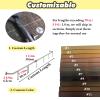 Indoor Foot Rail, Round Tube Industrial Bar Footrest, Floor-Mounted, Gold, 100 cm/3.3 ft view 2