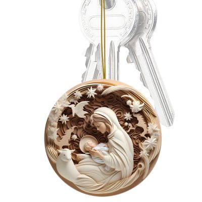 Generic Christmas Nativity Ornament, Auto Jesus Ornament
