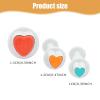 dinghaole 3-Piece Heart Shaped Cookie Cutters view 2