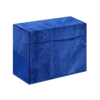 Foldable Dust-Resistant Sewing Machine Cover, Reinforced Oxford Fabric, Blue