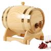 5 L Oak Whisky Barrel with Tap and Stand view 2