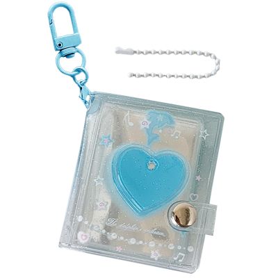 Heart Design Photo Keychain Album