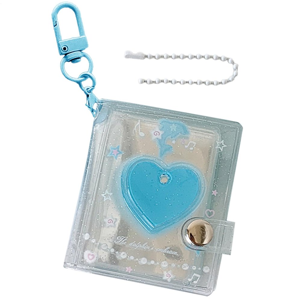 Heart Design Photo Keychain Album