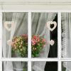 SHENLIU 2-Pack Heart Wooden Decor Hangings view 2