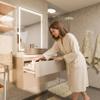 80 cm Vanity Unit with Countertop, 2 Drawers, Matte Cashmere view 2