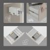 80 cm Vanity Unit with Countertop, 2 Drawers, Matte Cashmere view 4