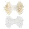 800 Pcs Pipe Cleaner Flower Stamens, 3mm x 6cm Artificial Flower Stamen in White and Cream White view 1
