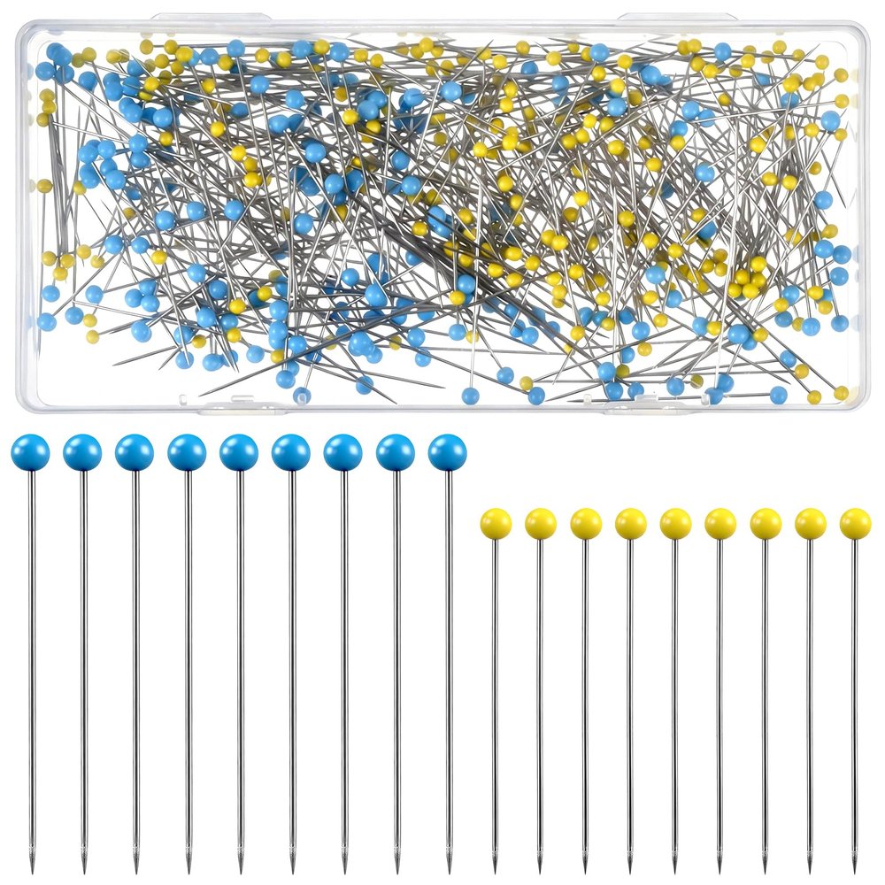 500 Piece Head Pins Set
