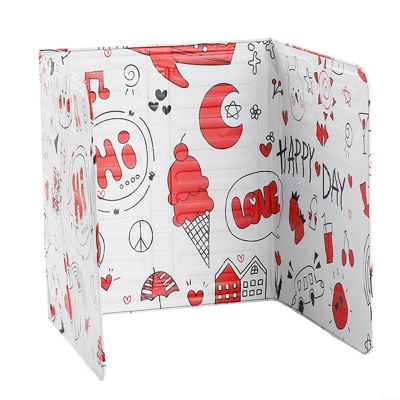Comgooldool Foldable Aluminum Foil Splash Guard
