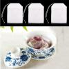 100 Reusable Drawstring Bags for Tea, Herbs, and Spices view 1