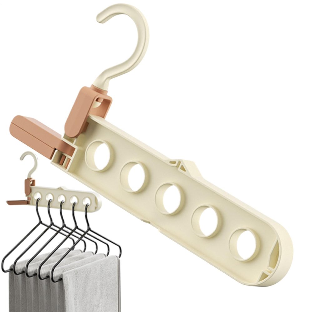 Expandable Wall-Mounted Clothes Rack