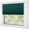 RENA No-Drill Pleated Blind, Blackout, Bottle Green, 80 x 200 cm view 2