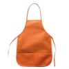 Kids' Protective Apron with Pockets for Kitchen and Crafts (Yellow) view 3