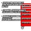 Alksubbm 80 Removable Tool Box Organization Labels for Hardware Storage and Garage Organization view 2