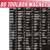 Alksubbm 80 Removable Tool Box Organization Labels for Hardware Storage and Garage Organization view 4