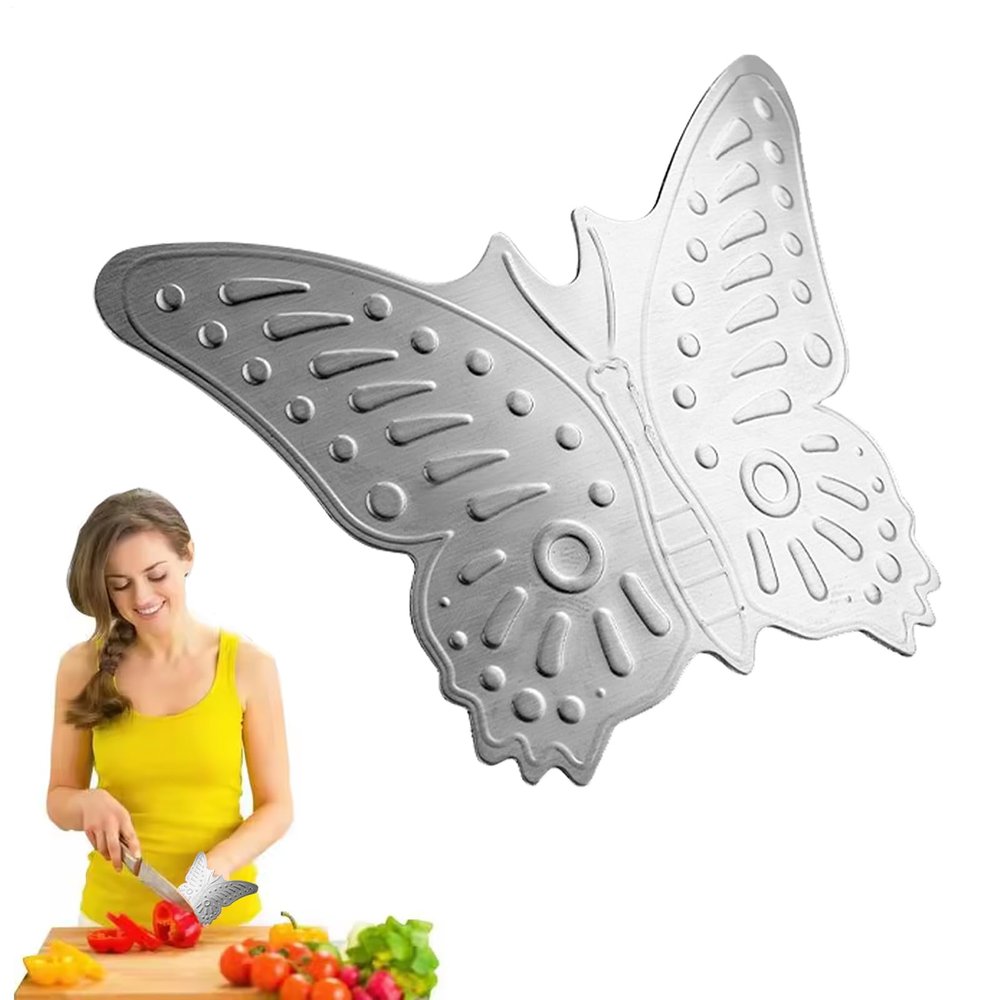 Food Cutting Finger Protector - Adjustable Stainless Steel