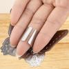 Food Cutting Finger Protector - Adjustable Stainless Steel view 2