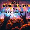 You Rock Birthday Card with Concert Motif view 1