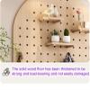 Modular Pegboard Organizer Set, Adjustable Wall Storage System for Home and Office view 3