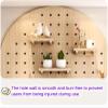 Modular Pegboard Organizer Set, Adjustable Wall Storage System for Home and Office view 4