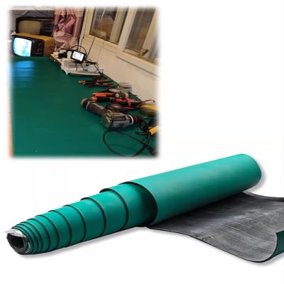 Static-Safe Heat-Resistant PVC Mat for Soldering Workbenches