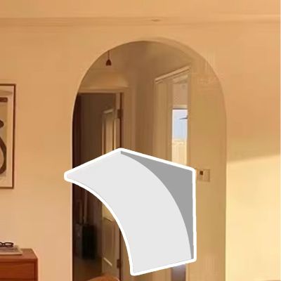 Paintable Rounded Door Arch Molding Set