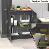 Floor Cabinet with High Load Capacity and Sturdy Legs for Home and Office view 4