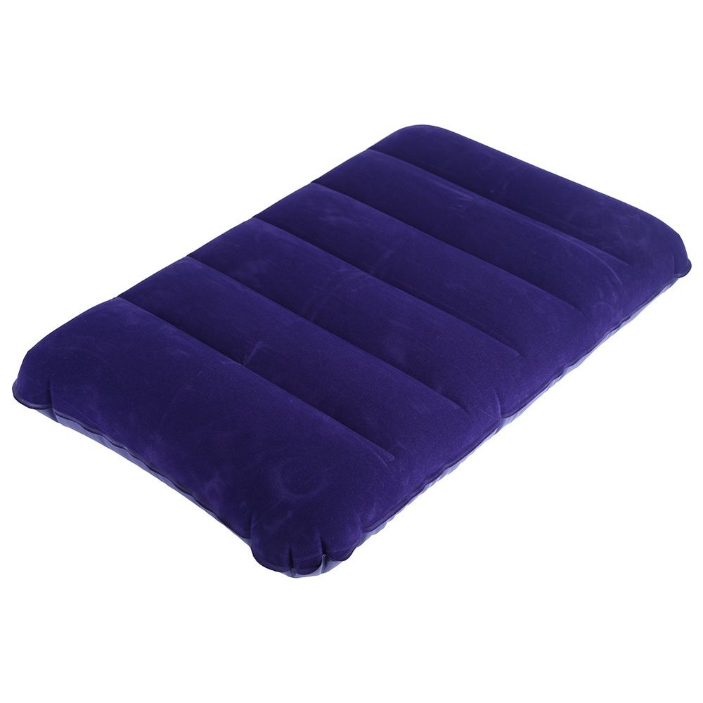 HEEPDD Inflatable Outdoor Pillow, Soft Flocked Surface, Ergonomic Support for Camping, Travel and Office Breaks, Lightweight, 90 g, Compact Design
