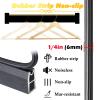 Heavy-Duty Retractable Clothing Rod Set with Aluminum Support view 4