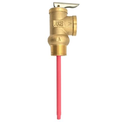 Pressure Relief Valve 10 bar/1.0 MPa, 194°F/90°C AKE Safety Valve