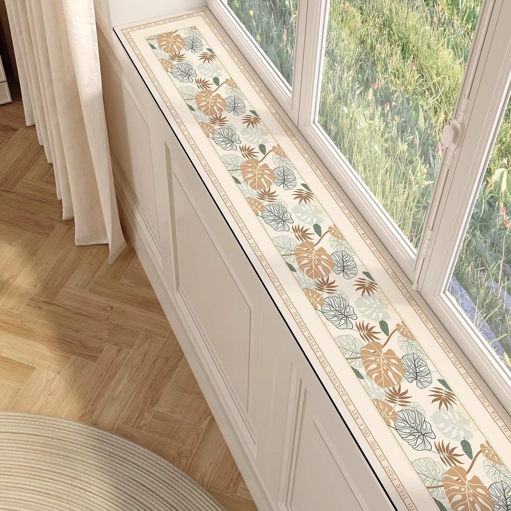 Washable Floral Windowsill Mat